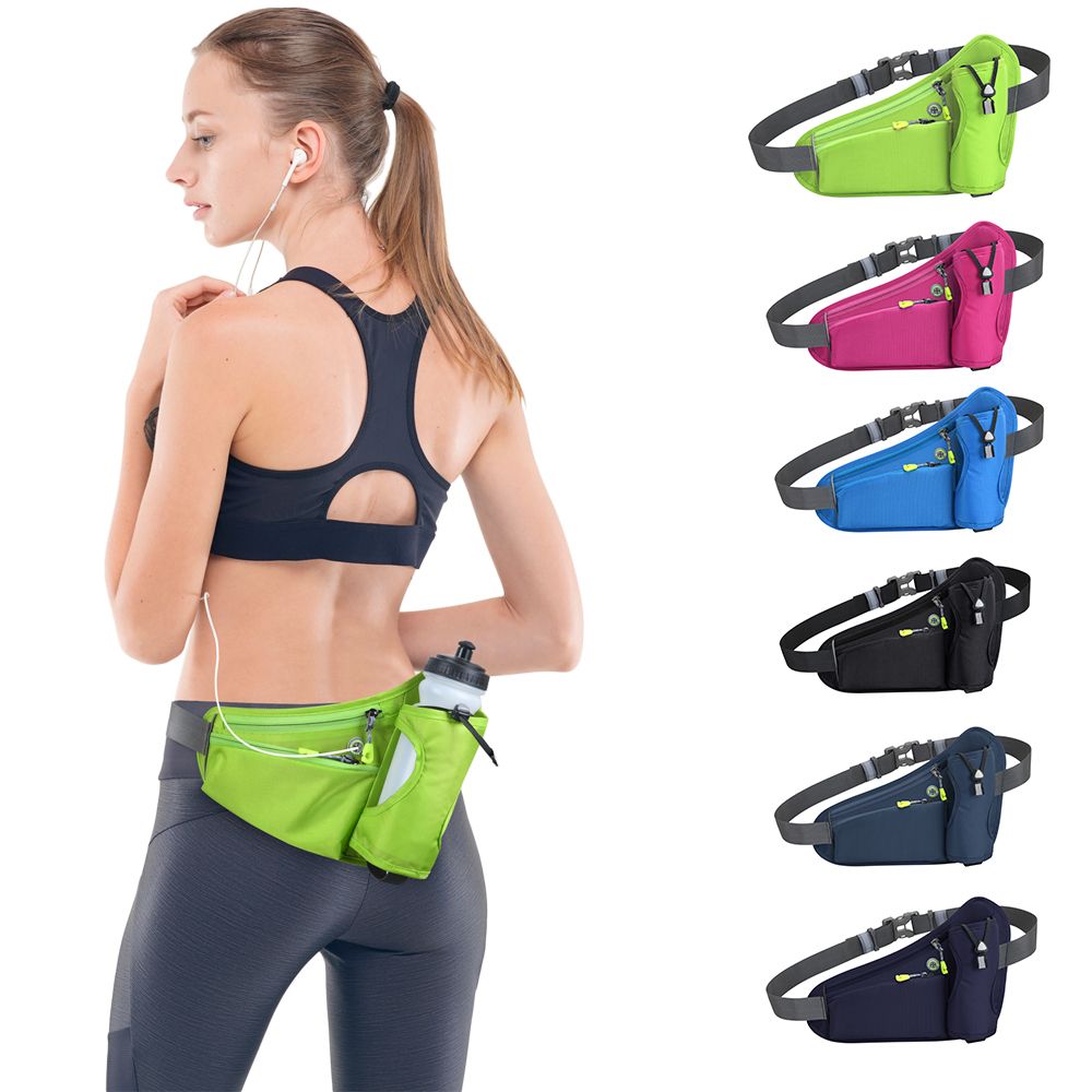 Sports Hydration Belt Bag Running With Water Bottle Holder