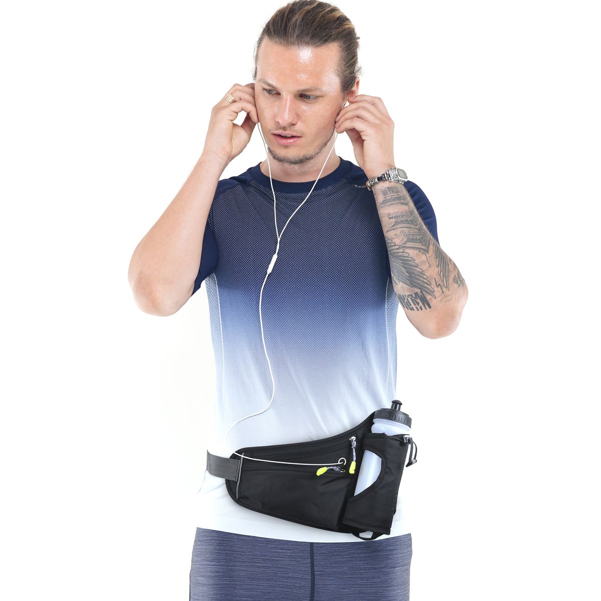 Sports Hydration Belt Bag Running With Water Bottle Holder