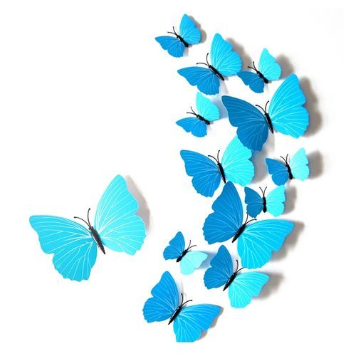 12Pcs/set 3D Butterfly Wall Stickers For Wall Home Decor
