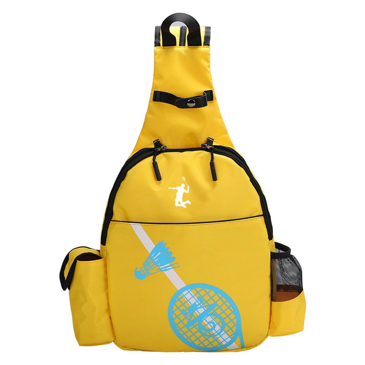 Tennis Racquet Carrier Sports Travel Unisex Badminton Racket Backpack Yellow