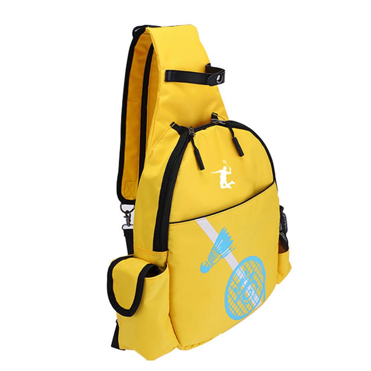 Tennis Racquet Carrier Sports Travel Unisex Badminton Racket Backpack Yellow