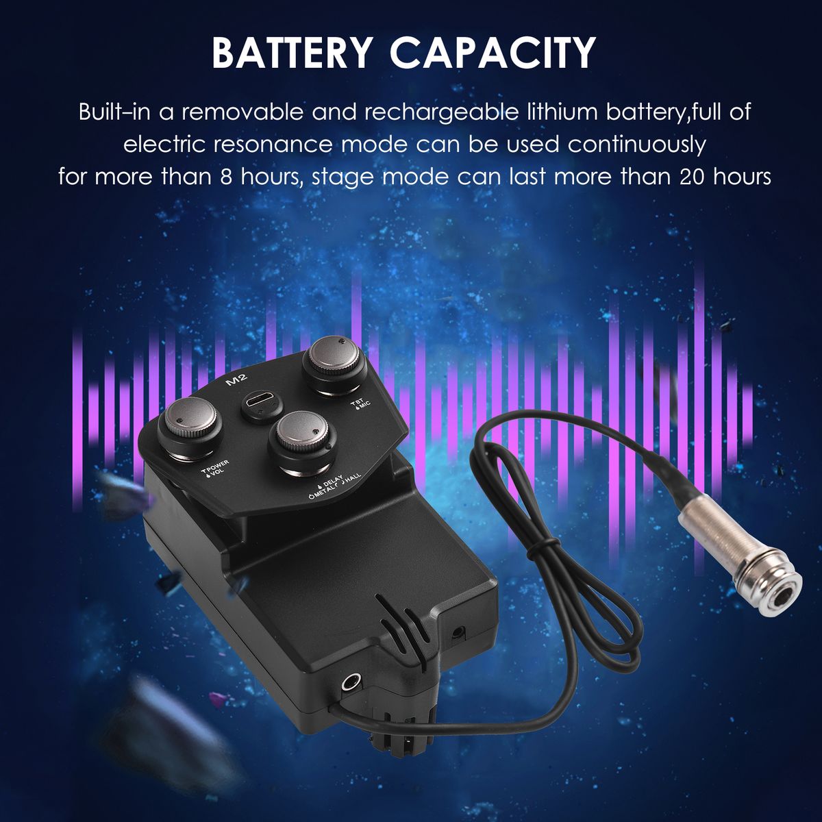M2 Guitar Resonant Pickup Resonance Sound Pickup For Guitar