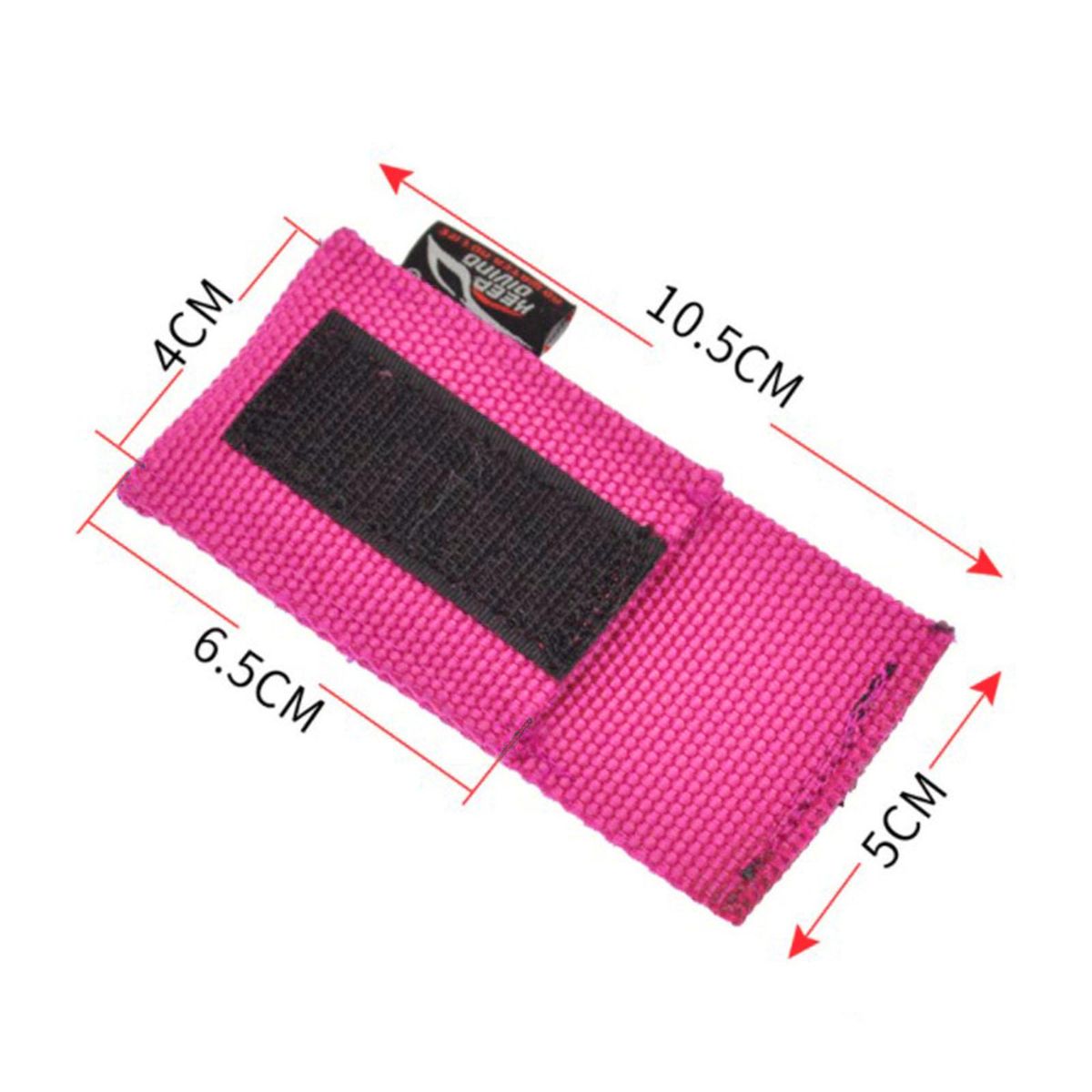 Scuba Cutter Holder Protective Case  Webbing Pouch For Rose Red
