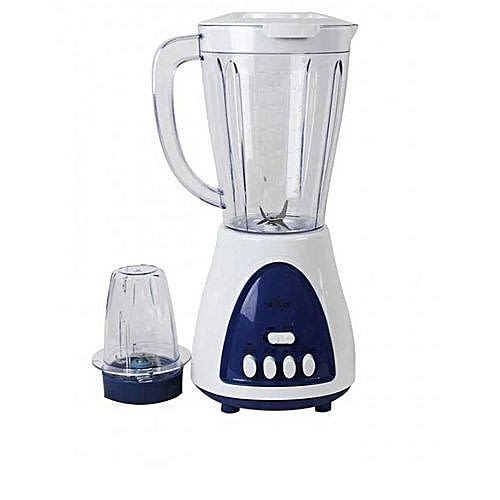 Electric Blender & Grinder - 400W - 220-240V -  1.5L - White & Blue