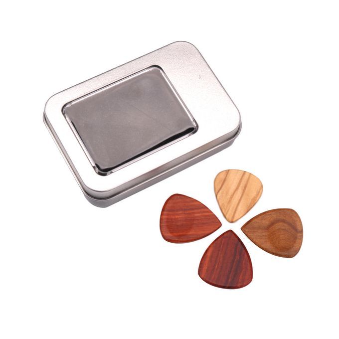 12pcs Plectrums Picks + Storage Case Pick Holder For Guitar Bass