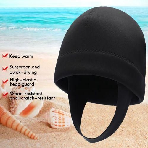 2mm Wetsuit Hood Scuba Diving Cap Swim Cap With Chin