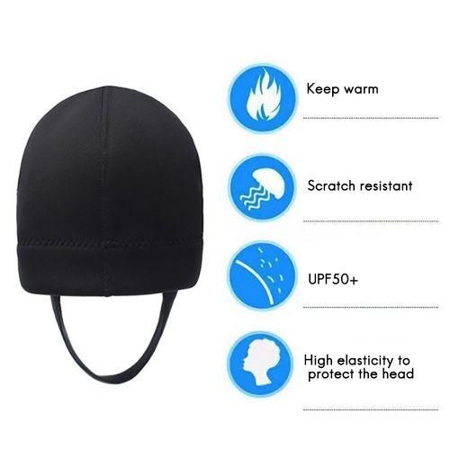 2mm Wetsuit Hood Scuba Diving Cap Swim Cap With Chin