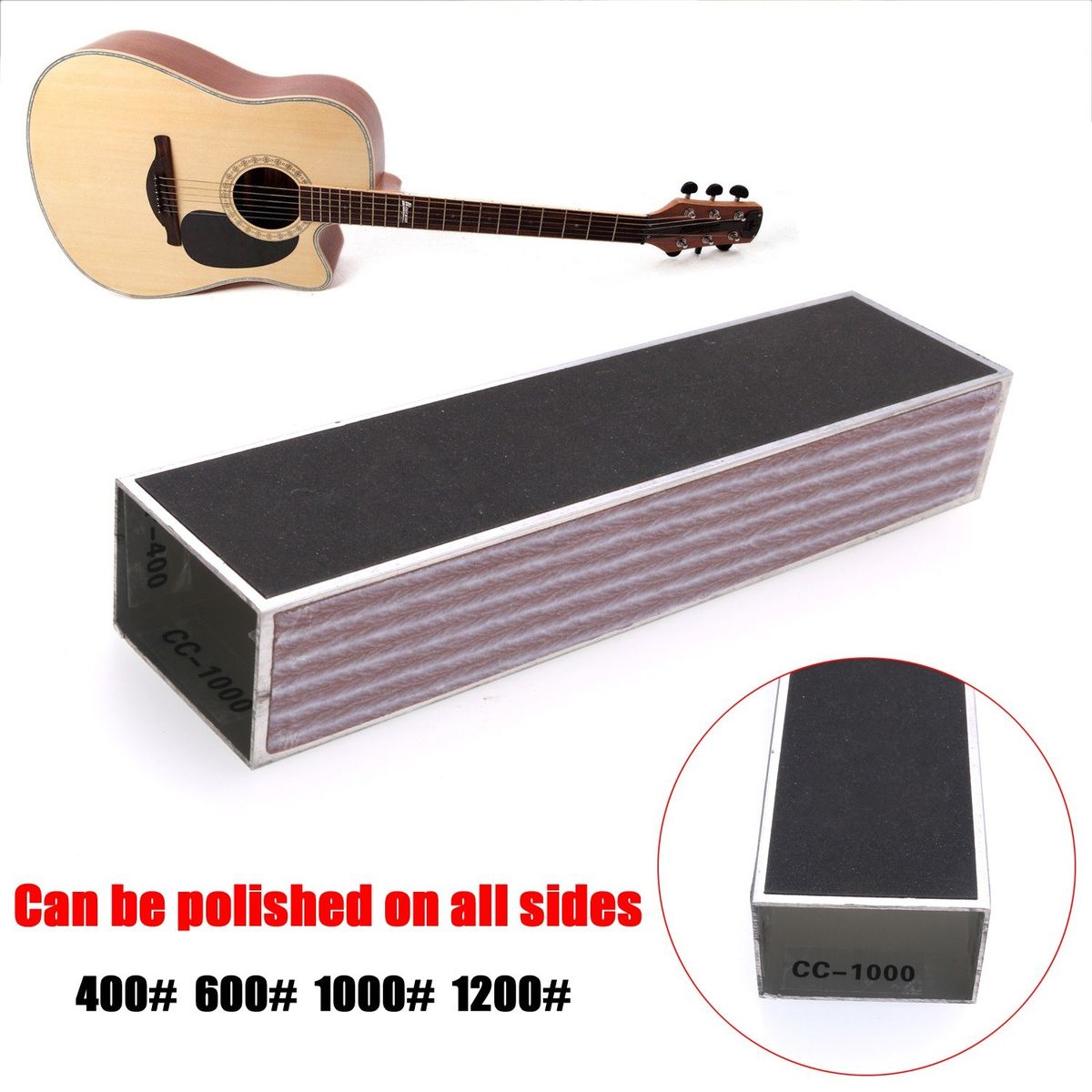 Guitar Bass Neck Sanding Tool Leveling Fret Sanding Block