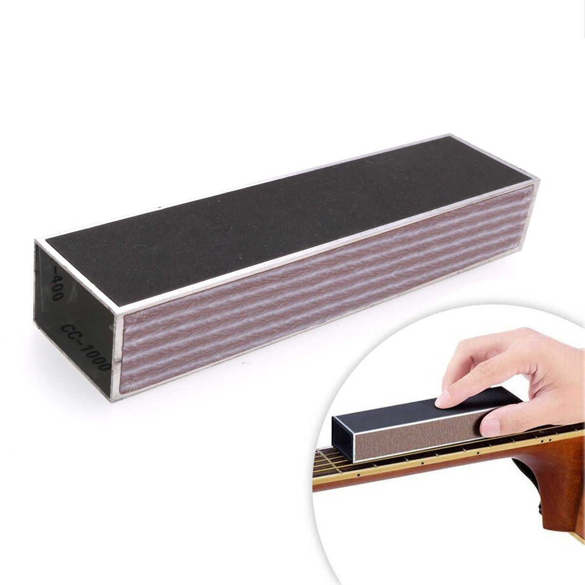 Guitar Bass Neck Sanding Tool Leveling Fret Sanding Block