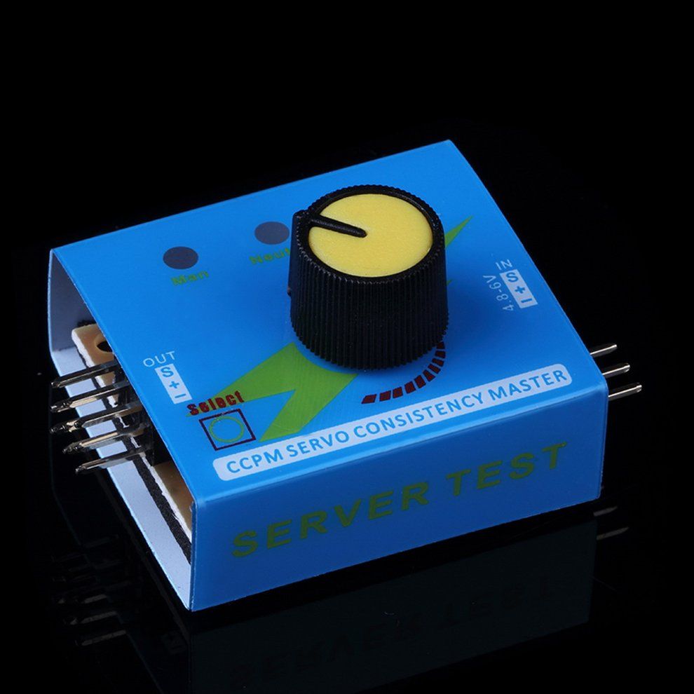 Multi Servo Tester 3 H E S  Onsisten Y Speed  Ontroler Power  Hannels   PM Meter-blue