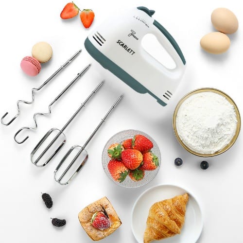 7 Speed Electric Hand Mixer Whisk Egg Beater Cake Baking