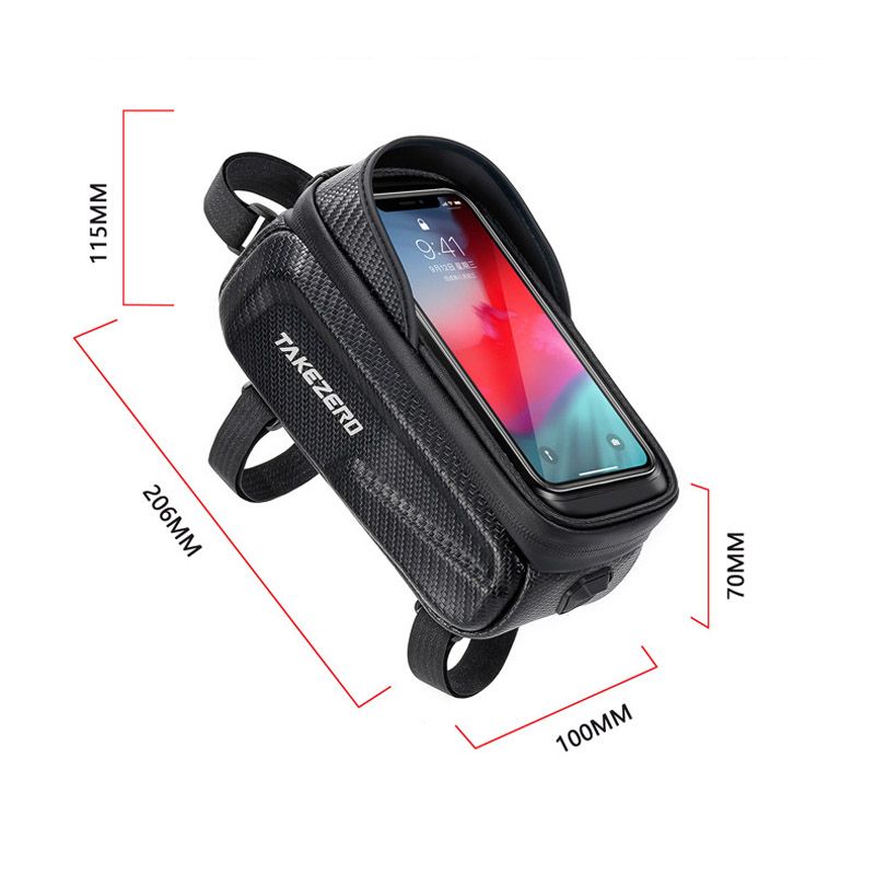 Bike Phone Mount Bag EVA Bike Front Frame Phone Holder Case