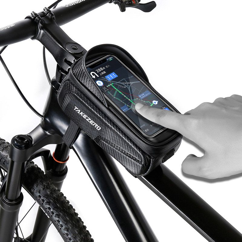 Bike Phone Mount Bag EVA Bike Front Frame Phone Holder Case
