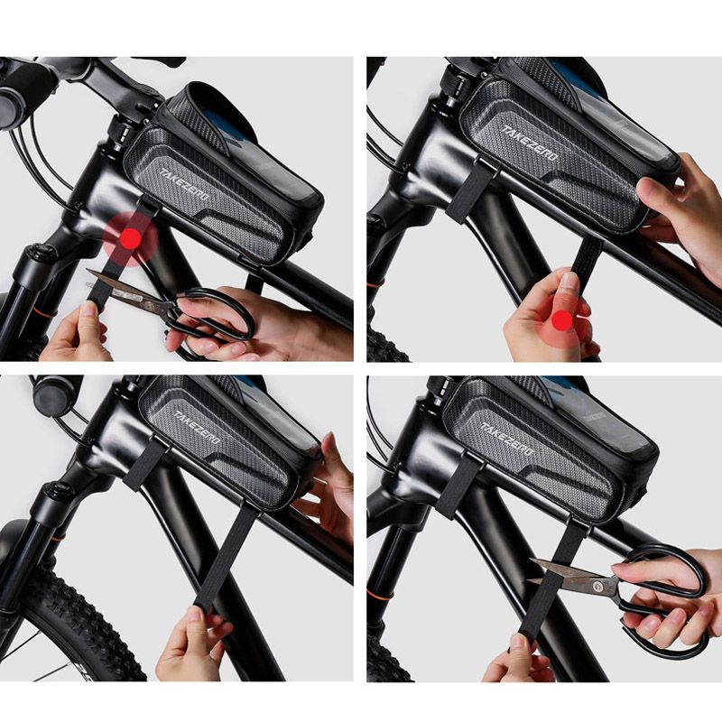 Bike Phone Mount Bag EVA Bike Front Frame Phone Holder Case