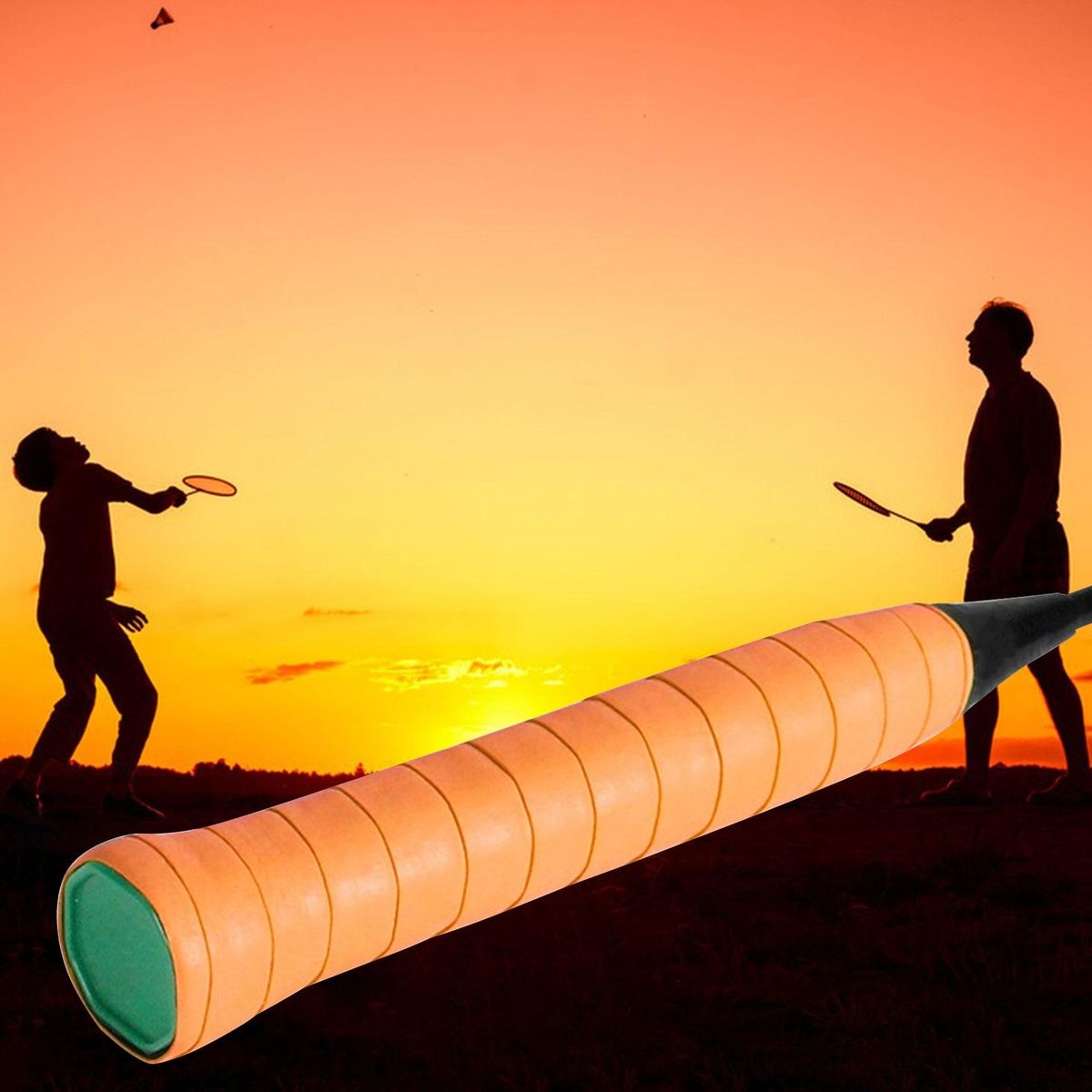 Badminton Grip Tape Tennis Racket Overgrip Band Orange