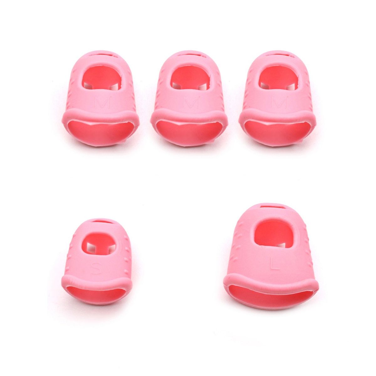 5pcs Guitar Silicone Finger Fingertip Protectors For Guitar