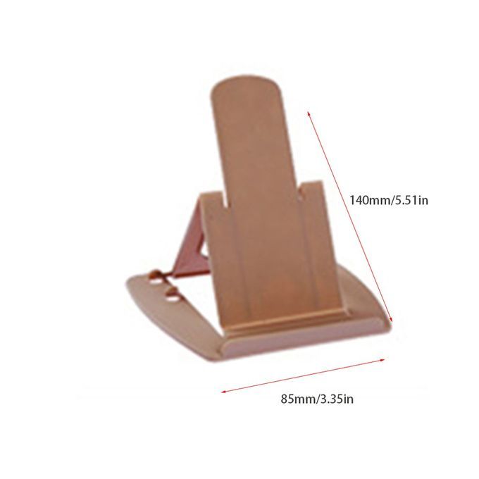 Foldable Phone Holder Grip Bra Ket Adjustable Desktop Holder  Radle Stand-khaki