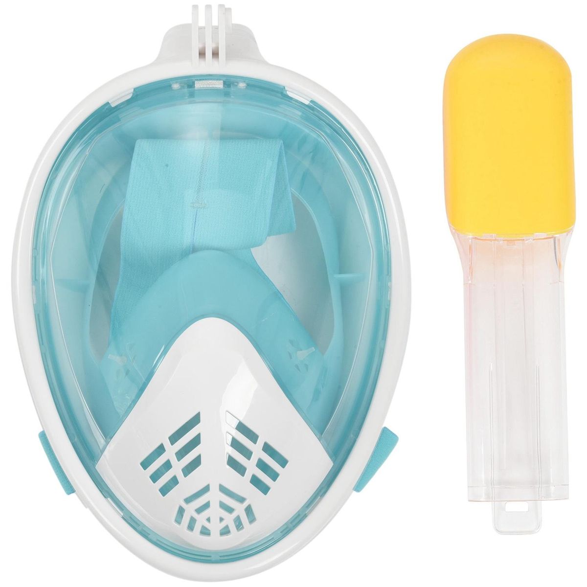 Scuba Diving Mask Full Face Snorkeling Mask Dive Men,Green