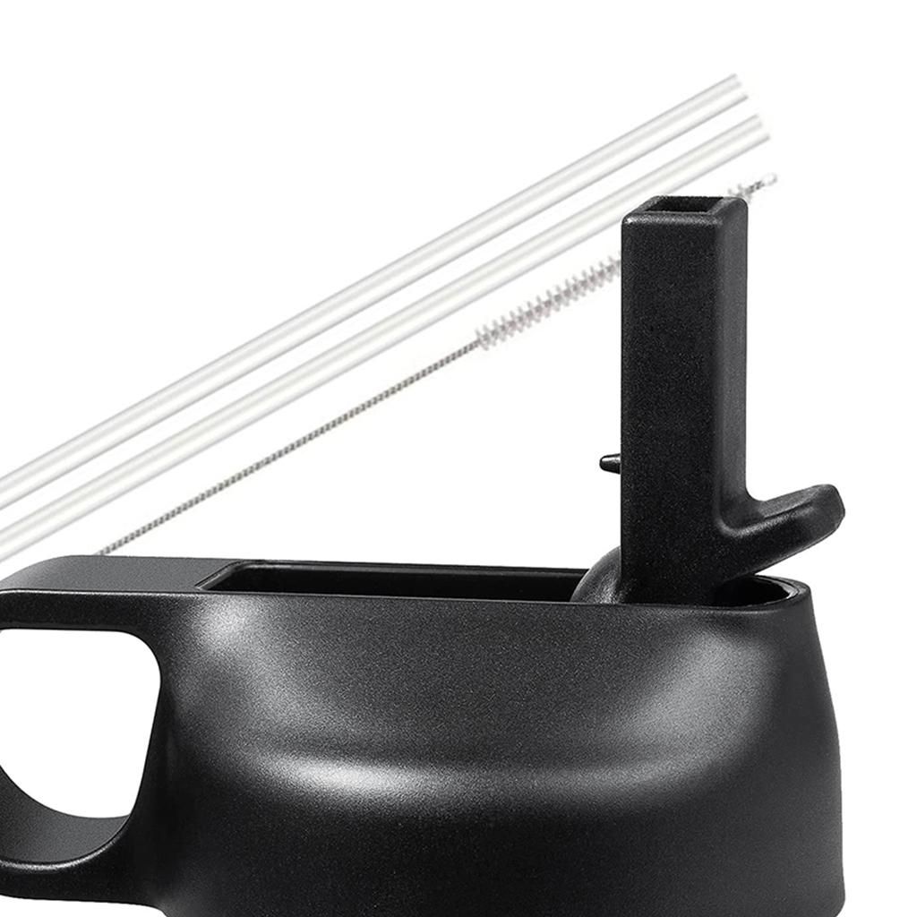 4PCS Straw Lid For Wide Mouth 12-64oz Water Bottle Drinkware
