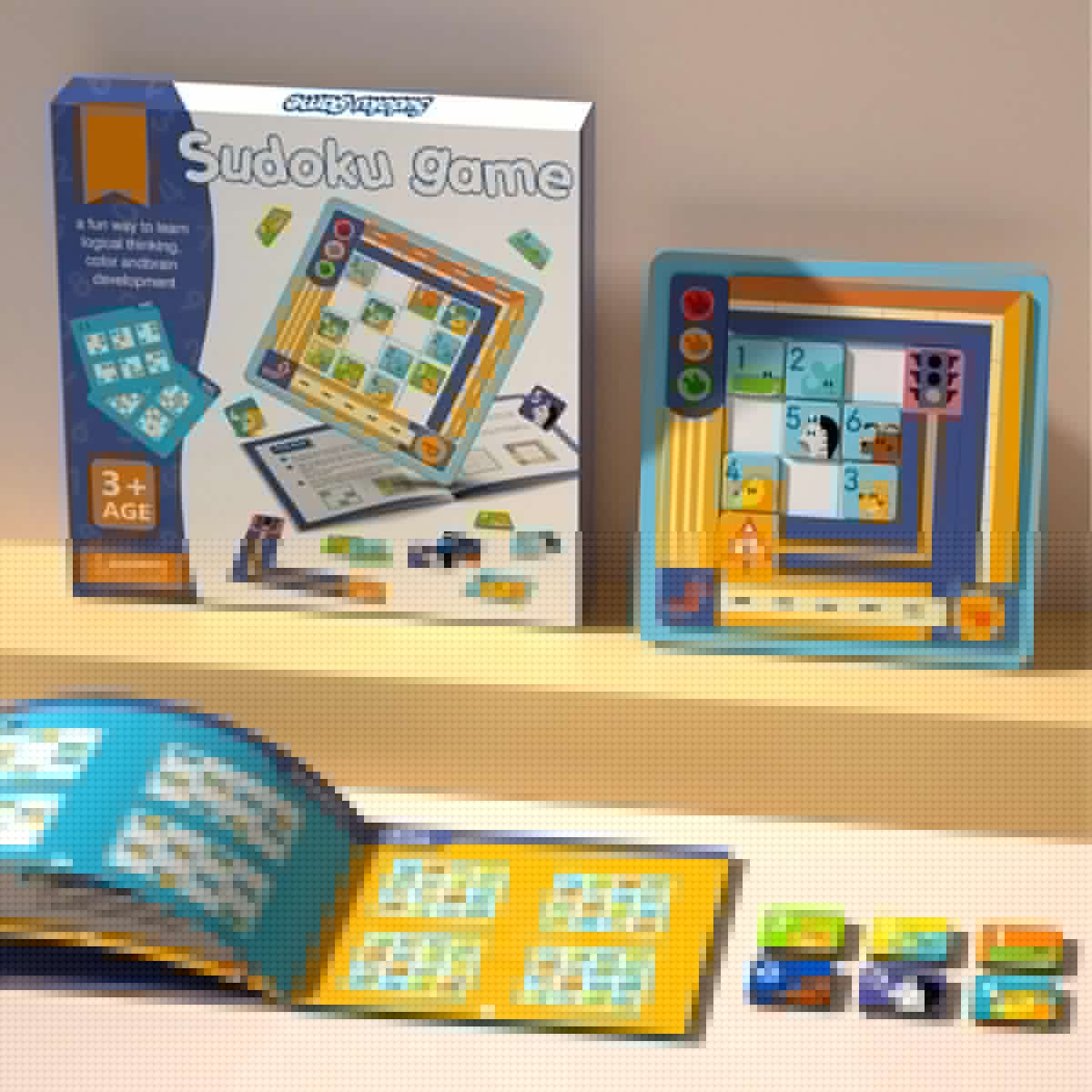 1 Set Brain Game Math Game Kids Brain Toys Multicolor