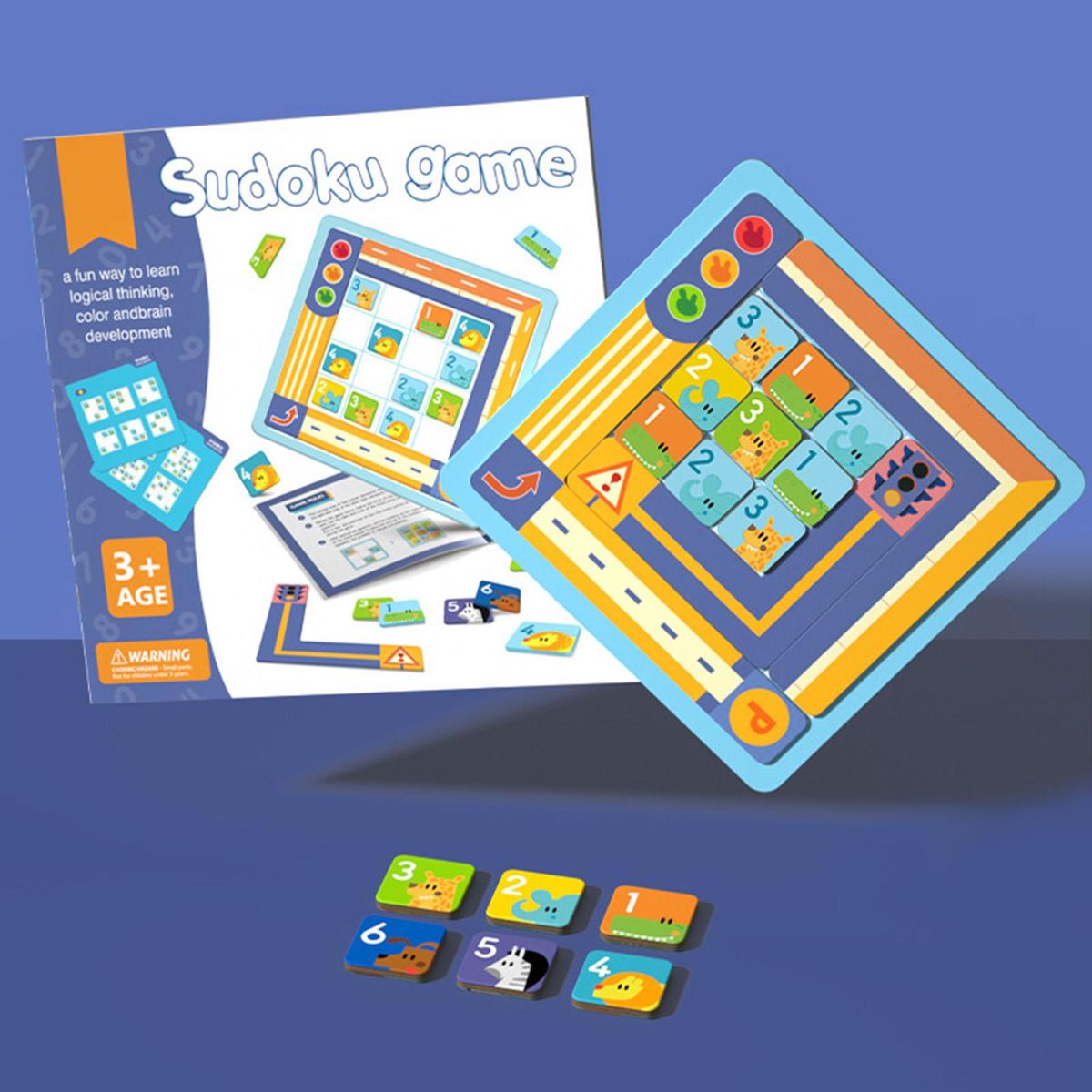 1 Set Brain Game Math Game Kids Brain Toys Multicolor
