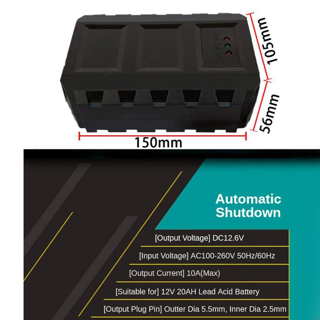 Automatic 12 Volt Battery Charger Trickle Smart Charging For Motorcyle
