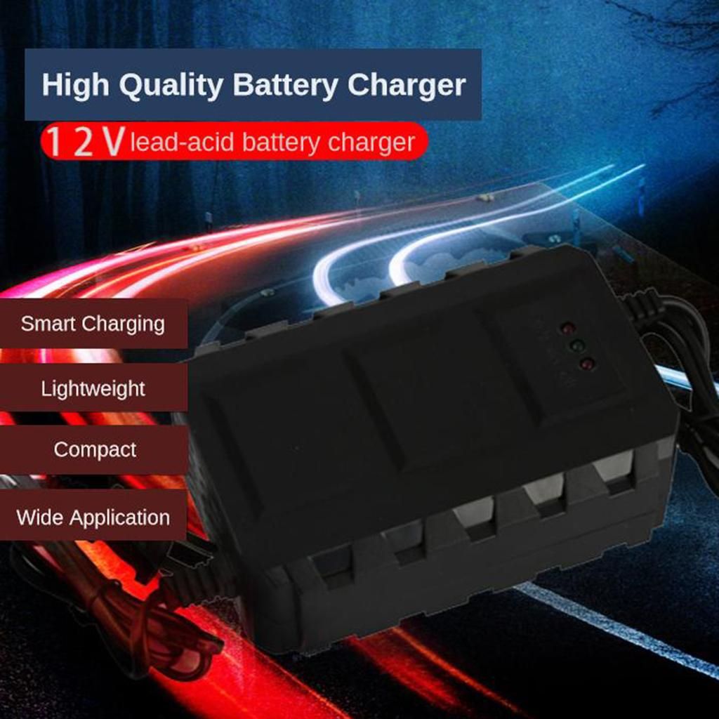 Automatic 12 Volt Battery Charger Trickle Smart Charging For Motorcyle