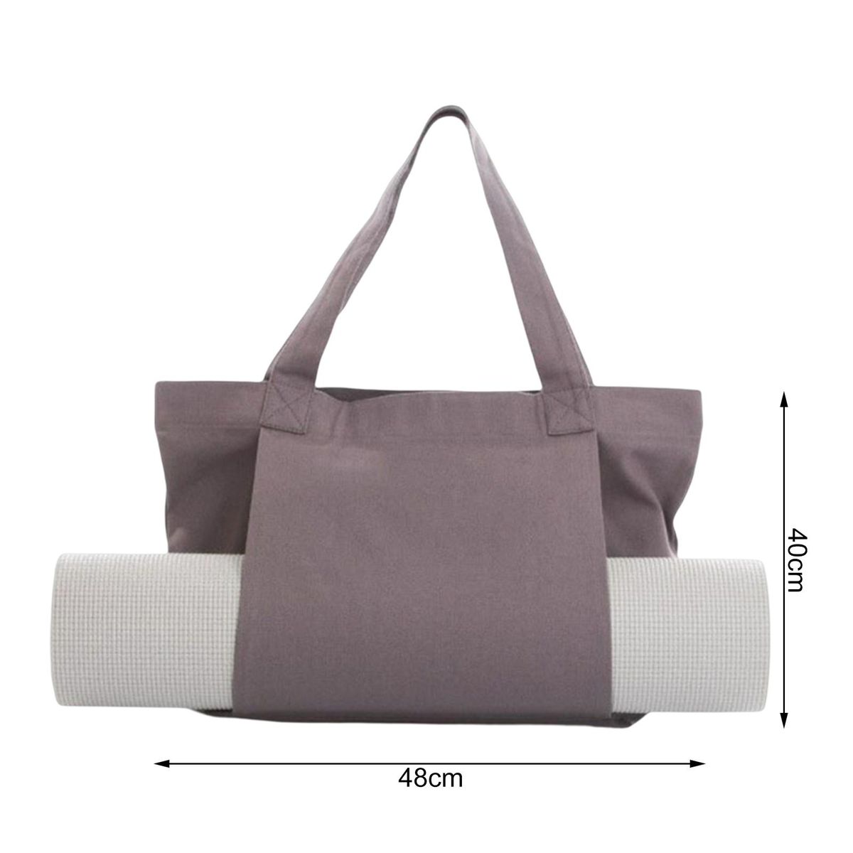 Gym Bag Portable Yoga Mat Storage Bag Grey