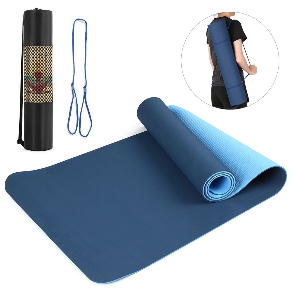 72x24IN Non-slip Yoga Mat TPE Eco Friendly Fitness Pilates