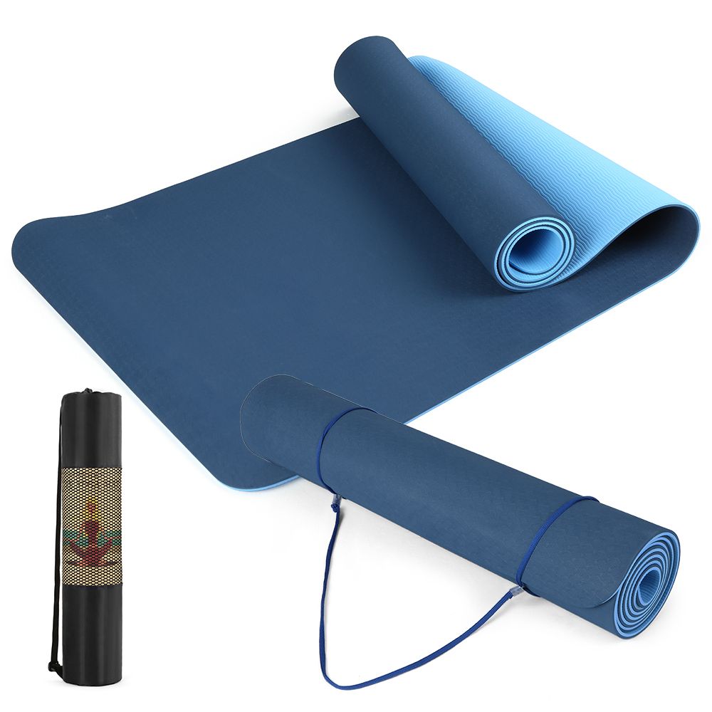 72x24IN Non-slip Yoga Mat TPE Eco Friendly Fitness Pilates