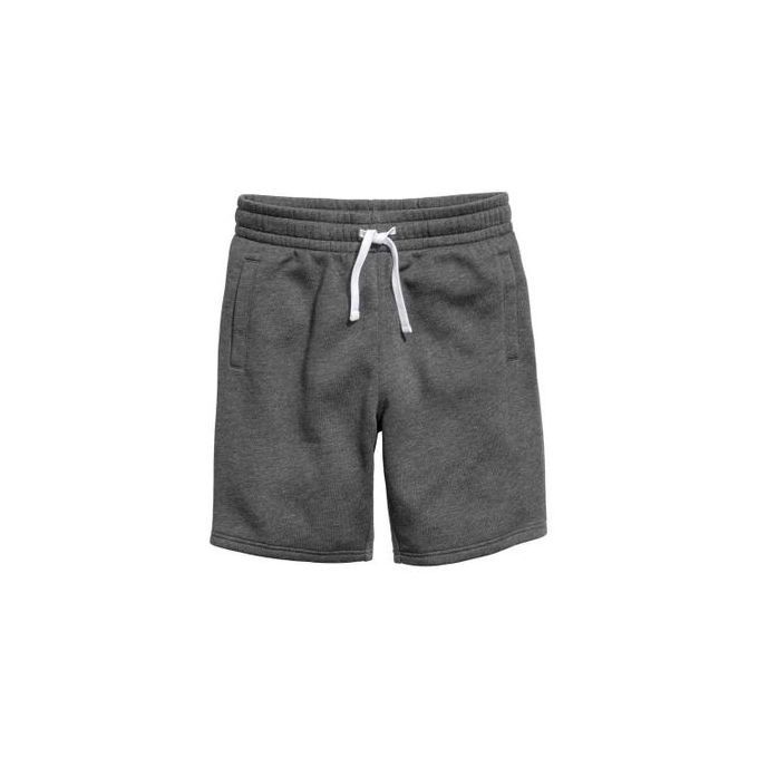 2 Casual Plain  Short For Men And Women -ASH  DARK-ASH