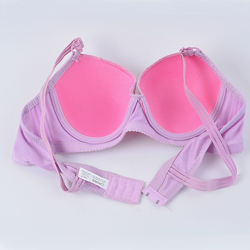 Chuns Ladies Comfy Padded Push-Up Bra - Lilac