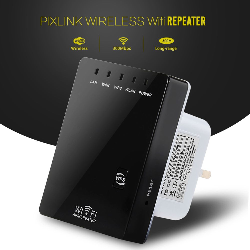 300Mbps Wifi Repeater Wireless Mini Router Signal Range