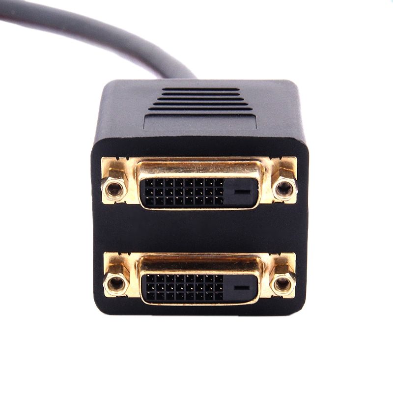 24+1 DVI Male To 2 DVI Female Cable Adapter