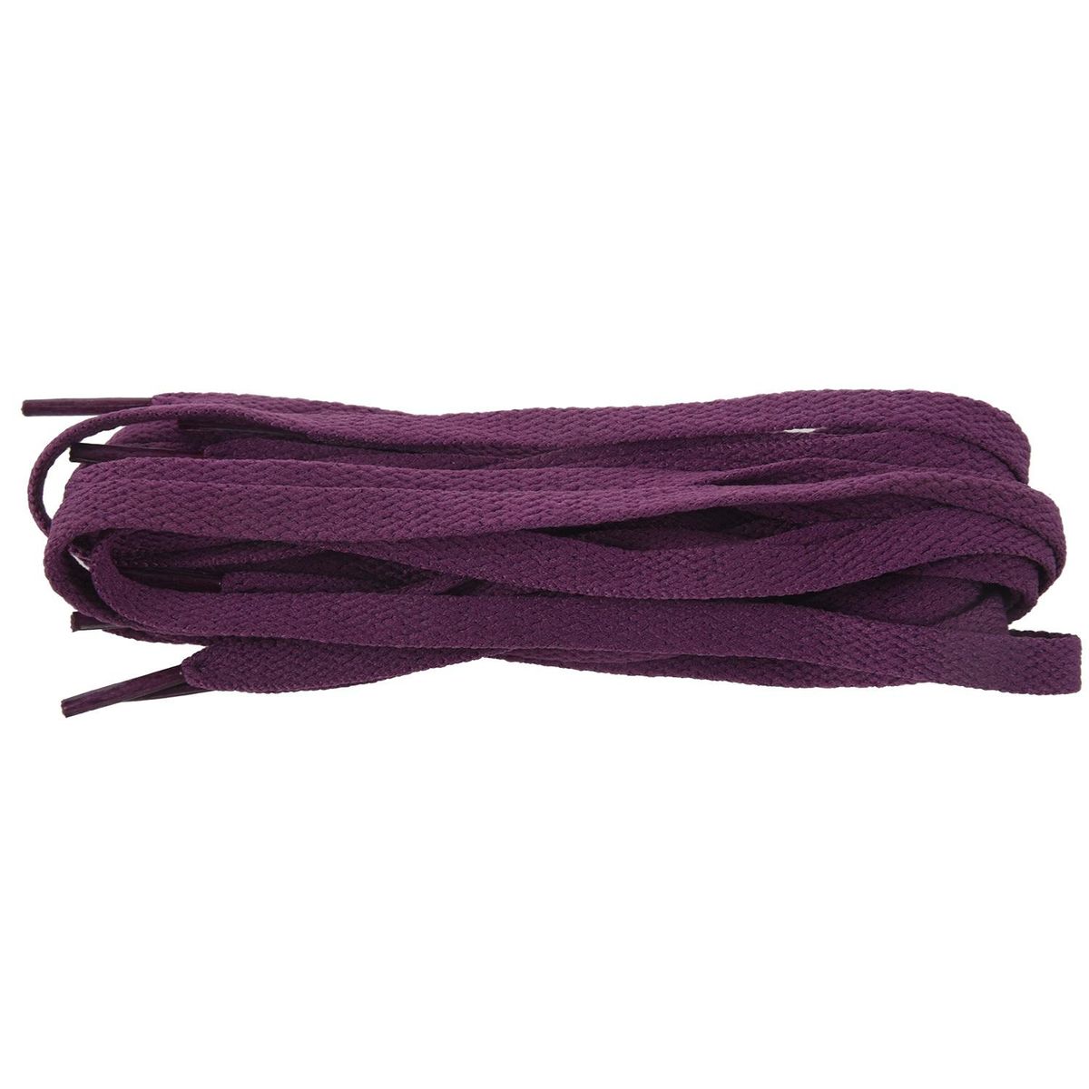Sports Shoes String Flat Shoelaces Purple 2 Pairs for