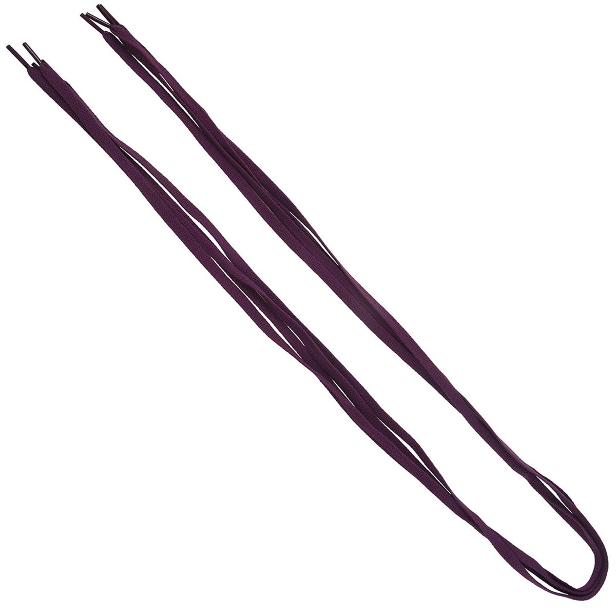 Sports Shoes String Flat Shoelaces Purple 2 Pairs for