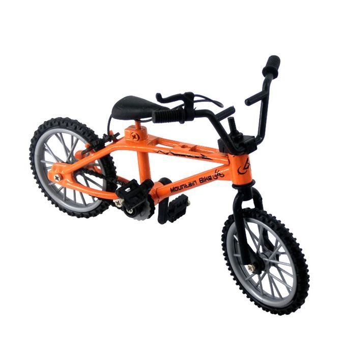 Alloy Finger BMX Fun Tional Kids Bi Y Le Modle Finger Bike Toys Gift-orange