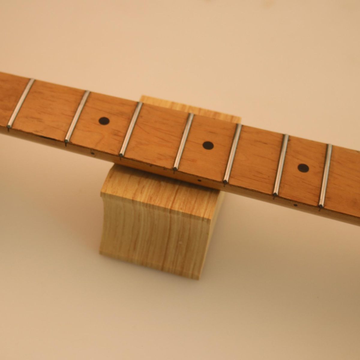 Compact Guitar Neck Support Pillow High Durability Easy to for Neck Wooden Color