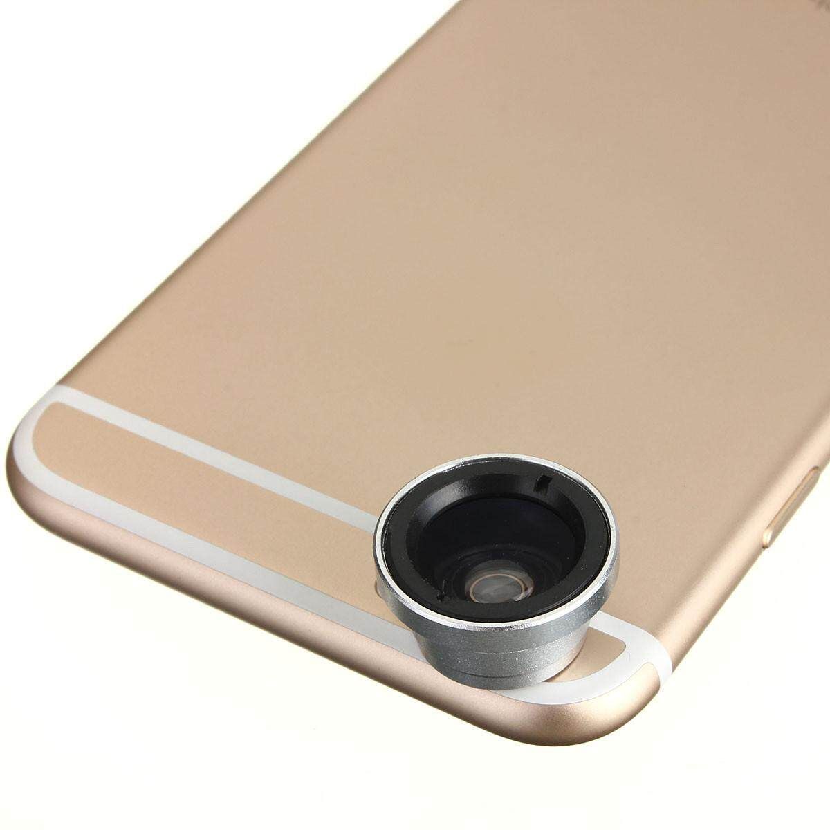 Universal Phone Tablet 4in1 Fish Eye+Wide Angle+Macro+Telephoto Lens Camera Kit