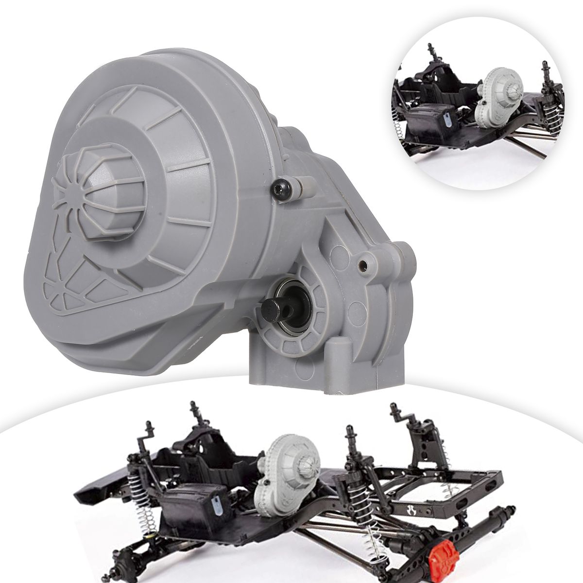 Gearbox For 1/10 RC Car Axial SCX10 SCX10 II Universal