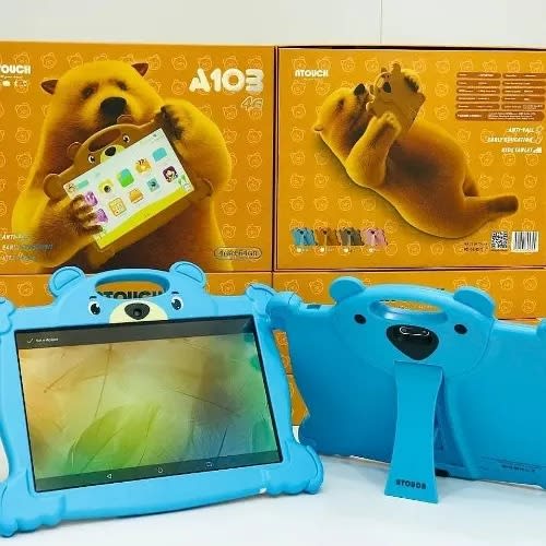 A103 Tablet 10.1"- Dual Sim - 64GB - 4GB - Android 8.1 - 10000mAh Battery - 4G LTE - Blue