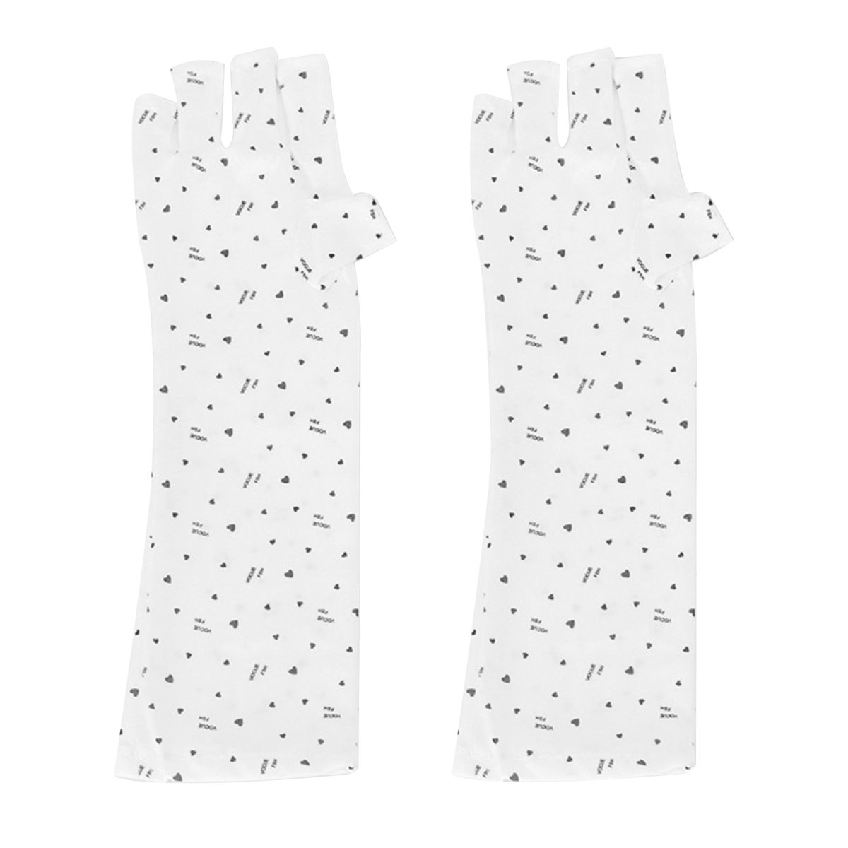 1 Pair Of UV Protection Gloves Fingerless Anti UV Glove