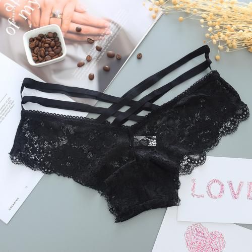 Sexy Briefs Ladies Cross Strap Lace Lingerie Women G String Thong