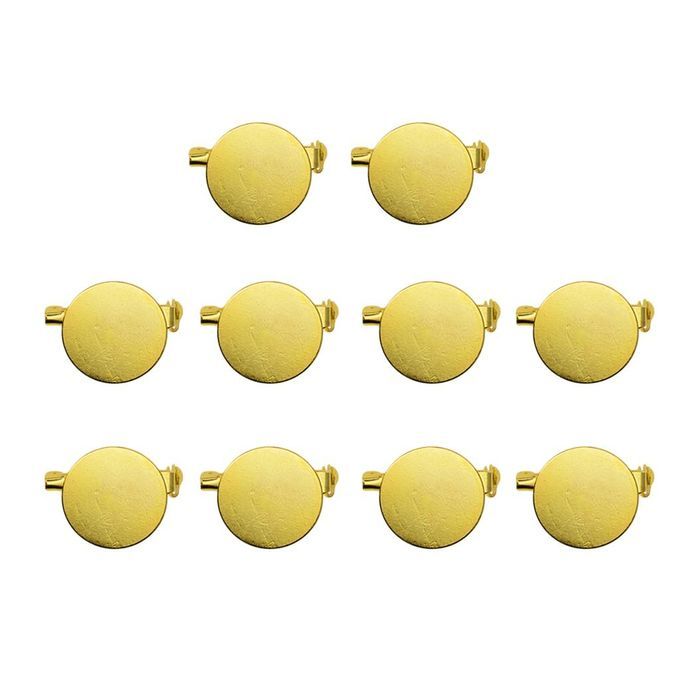 10Pcs Metal Butterfly Clutch Tie Tacks Pin Back Replacement Blank Pins