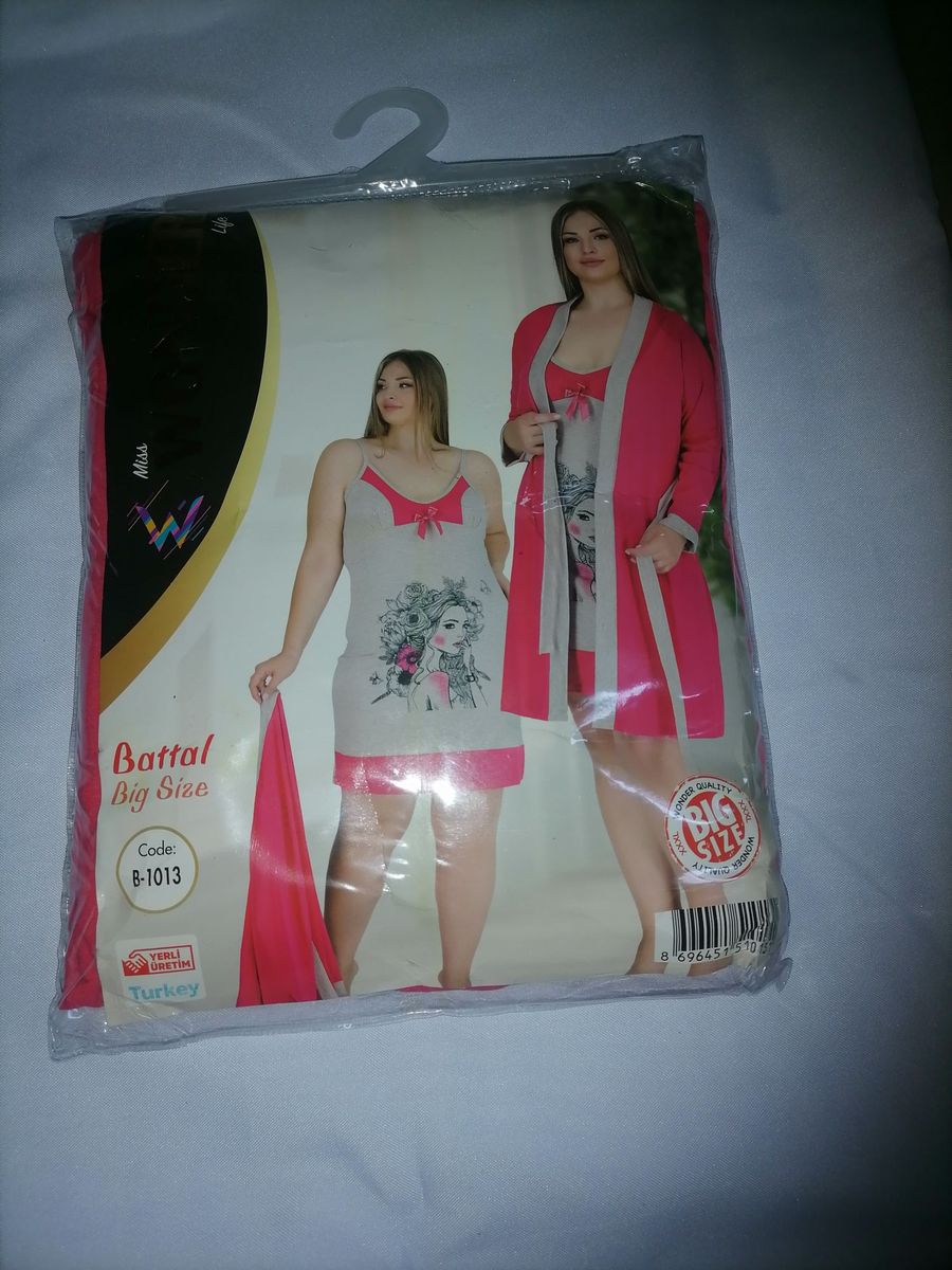 Homewear For Plus Size  (Robe & Inner)