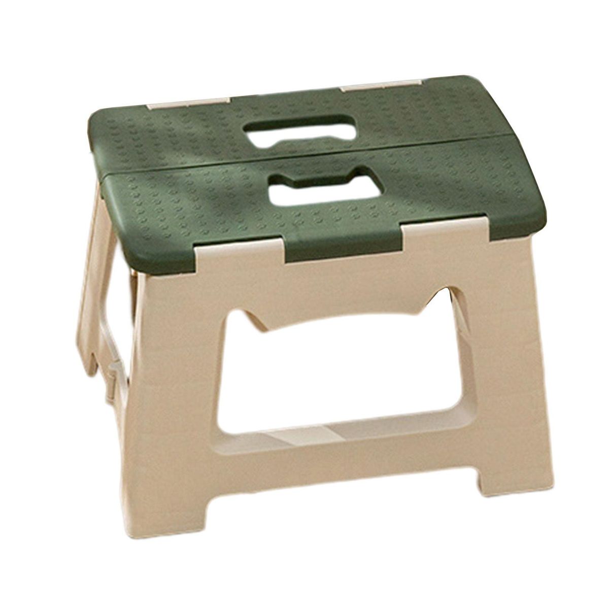Folding Stool Portable Solid Color Stool Green