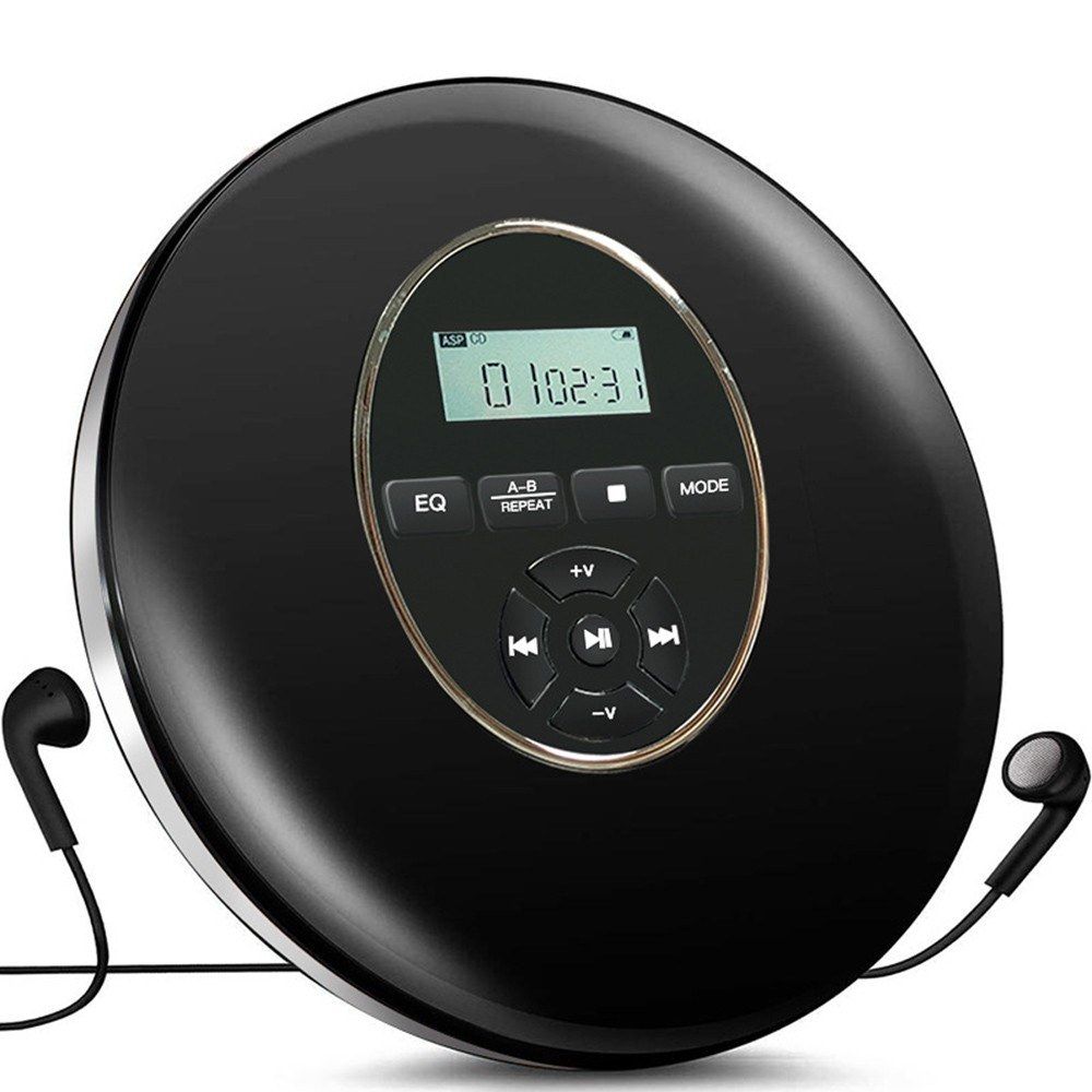 YR-Q50 Portable CD Player Anti-Skid Small Music CD Walkman