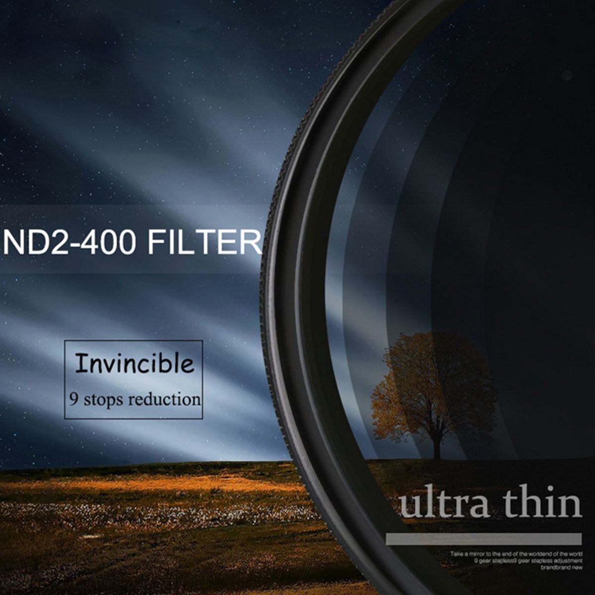 82mm ND Fader Neutral Density Adjustable Variable Filter ND
