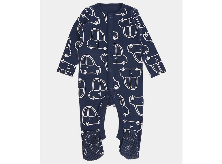 Baby Boys Pure Cotton Sleepsuits Set - 3 Pack