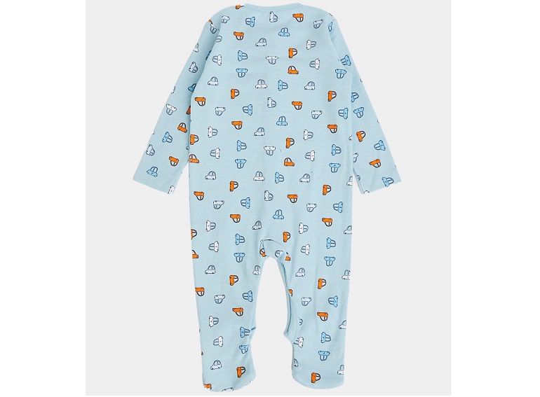 Baby Boys Pure Cotton Sleepsuits Set - 3 Pack